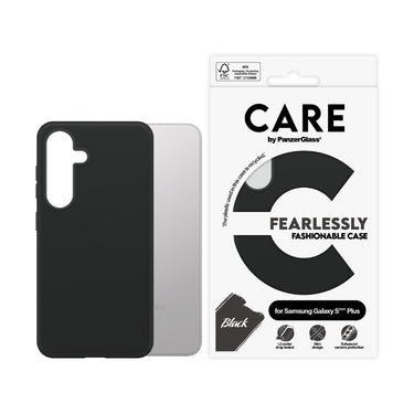 PanzerGlass CARE Fashionable Case for Samsung Galaxy S25 Plus- Black